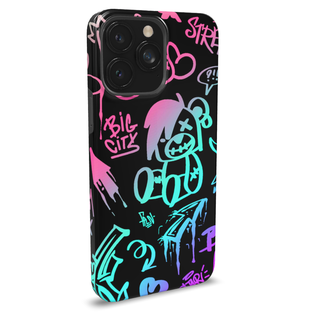 Neon Stickers Graffiti Phone Case - B7Cases